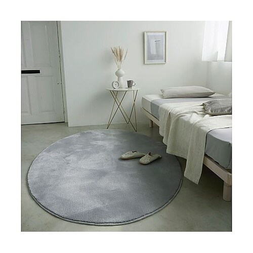 ラグ Oハク 130×180cm グレー