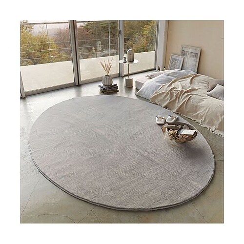 ラグ Oハク 130×180cm グレー