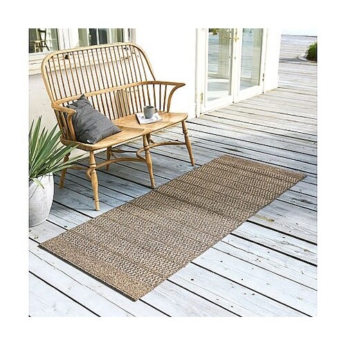 ラグ ブレイド 80×200cm ブラウ