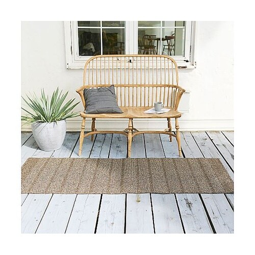 ラグ ブレイド 80×200cm ブラウ