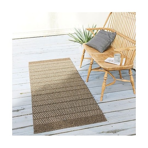 ラグ ブレイド 80×200cm ブラウ