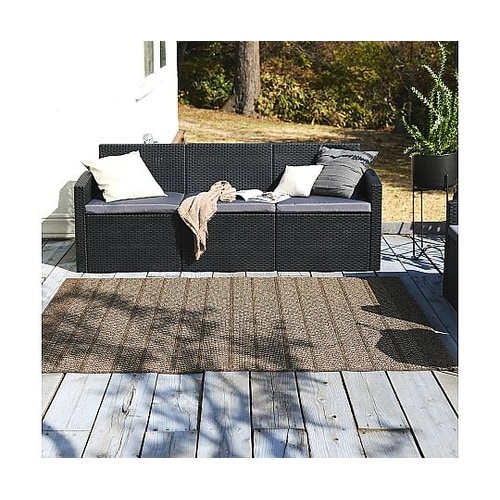 ラグ ブレイド 140×200cm ブラ