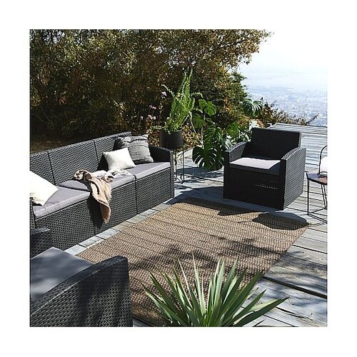 ラグ ブレイド 140×200cm ブラ