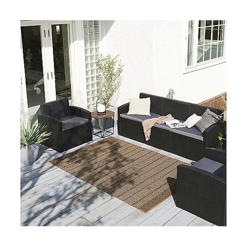 ラグ ブレイド 140×200cm ブラ