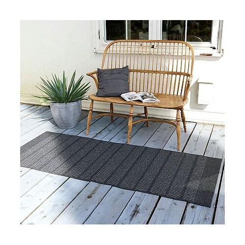 ラグ ブレイド 80×200cm ブラッ