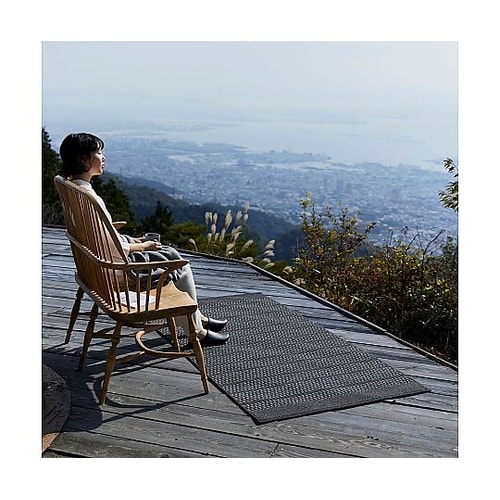 ラグ ブレイド 100×200cm ブラ