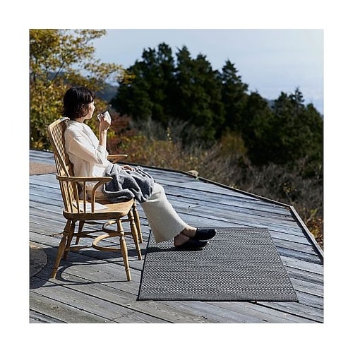 ラグ ブレイド 100×200cm ブラ