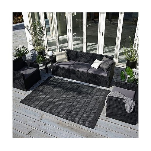 ラグ ブレイド 140×200cm ブラ