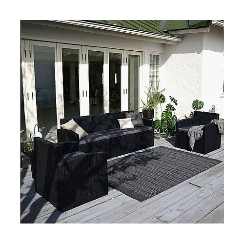 ラグ ブレイド 140×200cm ブラ