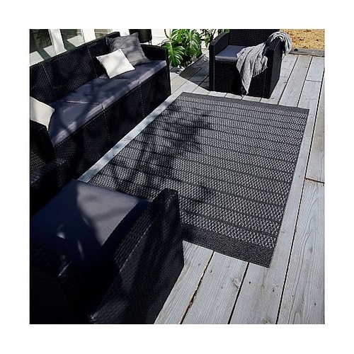 ラグ ブレイド 140×200cm ブラ