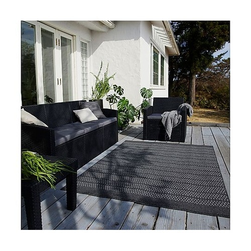 ラグ ブレイド 140×200cm ブラ