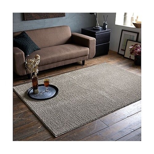 ラグ ソル 190×190cm グレージ