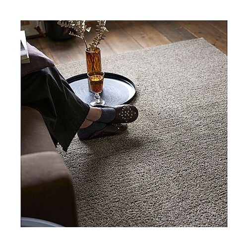 ラグ ソル 190×190cm グレージ