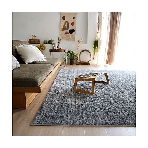 ラグ エクリュ 190×240cm グレ