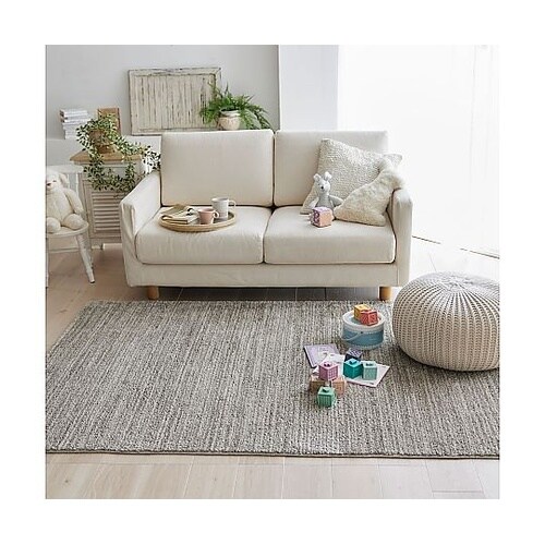 ラグ エクリュ 130×190cm グレ