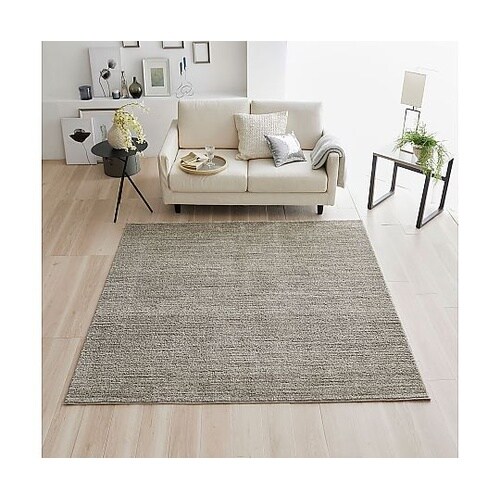 ラグ エクリュ 190×190cm グレ