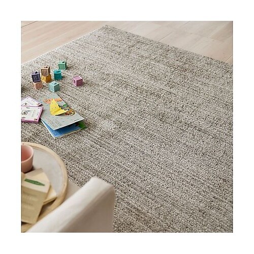 ラグ エクリュ 190×190cm グレ