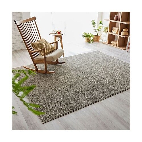 ラグ エクリュ 190×240cm グレ