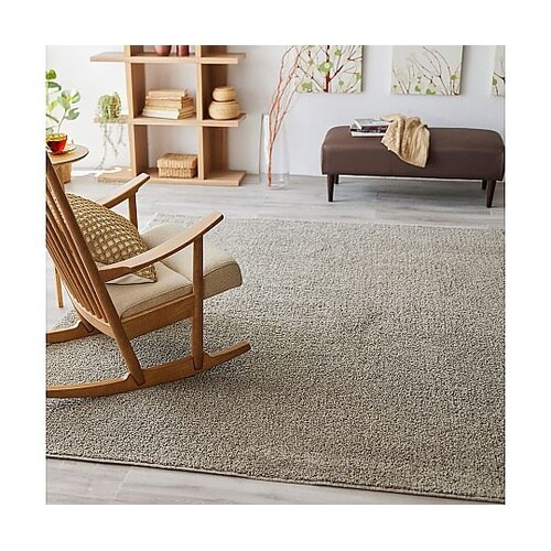 ラグ エクリュ 190×240cm グレ