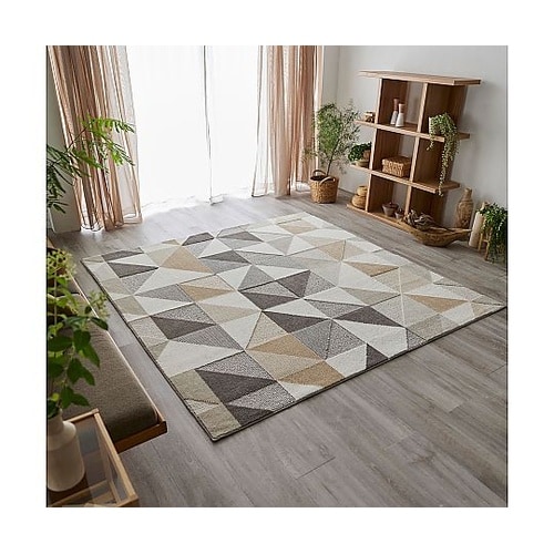 ラグ シーン 190×190cm ベージ