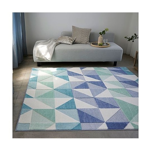 ラグ シーン 190×240cm ブルー