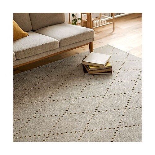 ラグ ポント 90×130cm ベージュ