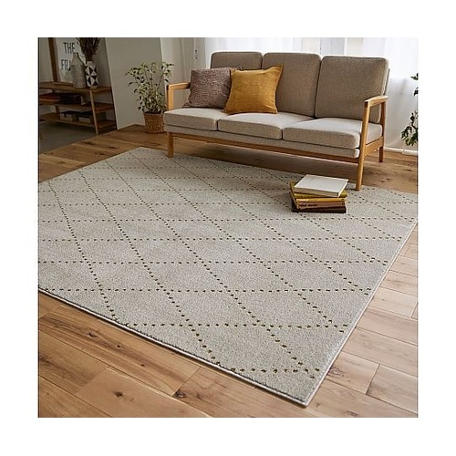 ラグ ポント 185×240cm ベージ