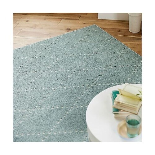 ラグ ポント 130×185cm ブルー