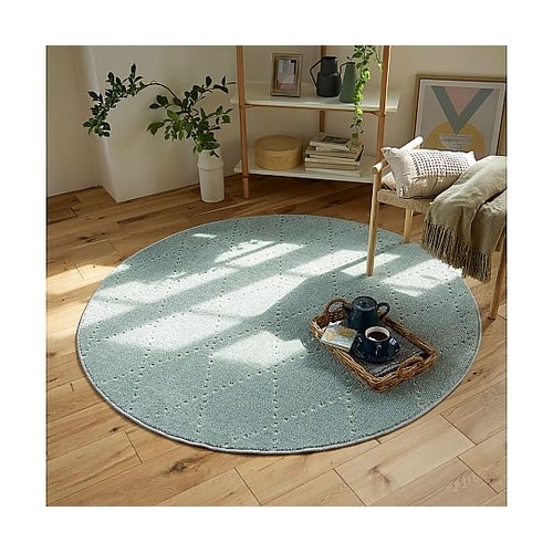 ラグ Mポント 150×150cm ブル