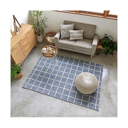 ラグ オセロ 185×240cm ブルー