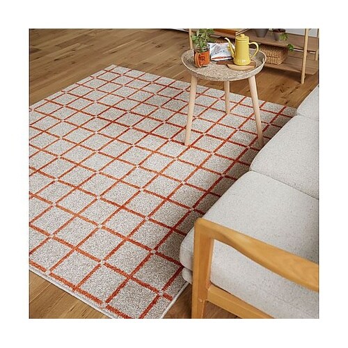 ラグ オセロ 90×130cm オレンジ