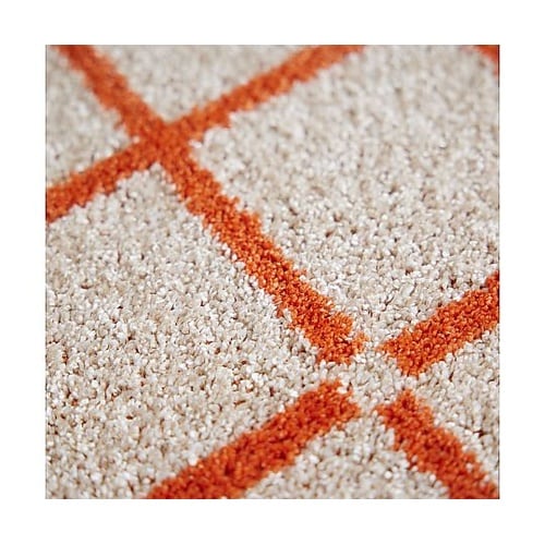 ラグ Mオセロ 150×150cm オレ