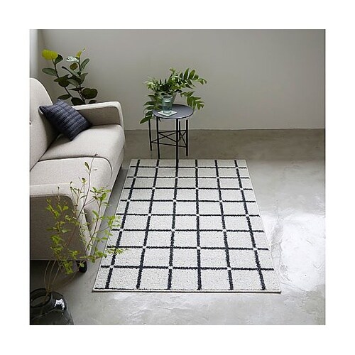 ラグ オセロ 130×185cm ホワイ