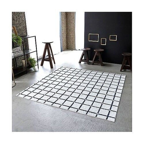 ラグ オセロ 185×185cm ホワイ