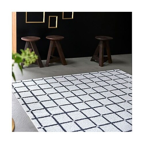 ラグ オセロ 185×185cm ホワイ