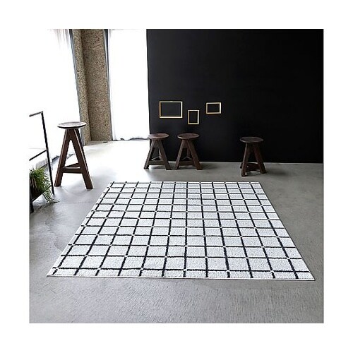 ラグ オセロ 185×240cm ホワイ