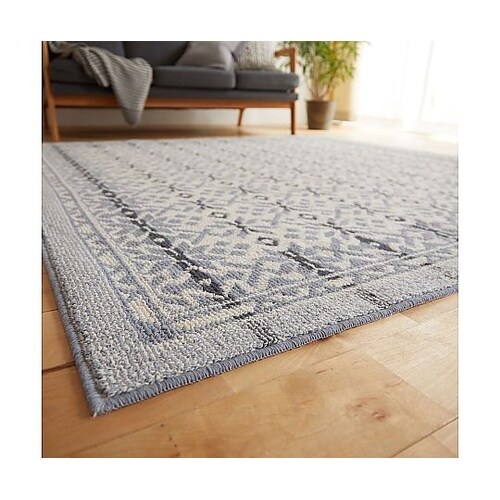 ラグ ウールスノー 190×190cm