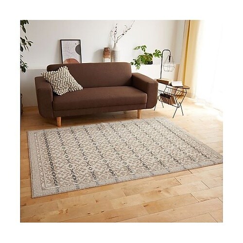 ラグ ウールスノー 190×190cm