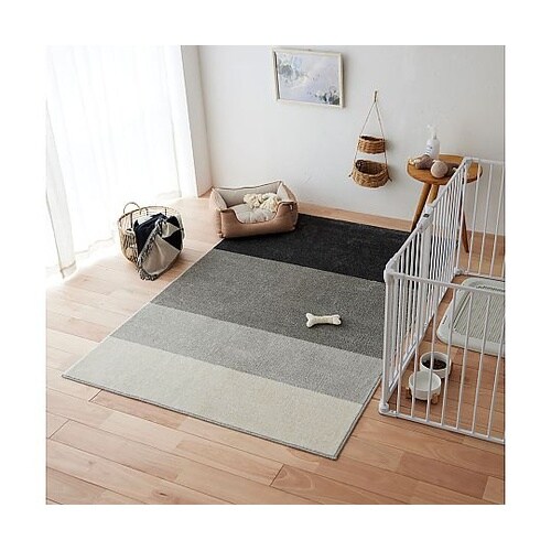 ラグ ワグ 130×190cm グレー