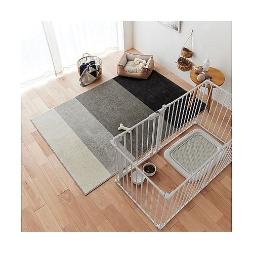 ラグ ワグ 130×190cm グレー