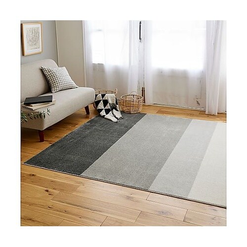 ラグ ワグ 190×190cm グレー