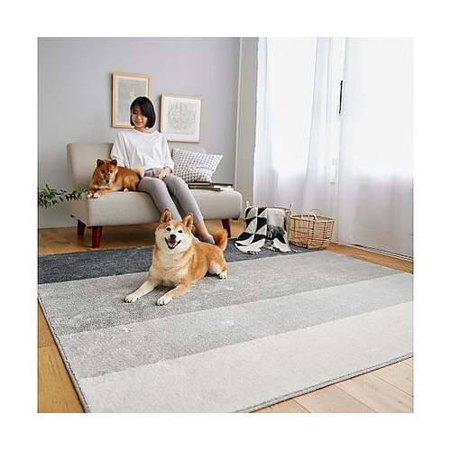 ラグ ワグ 190×190cm グレー