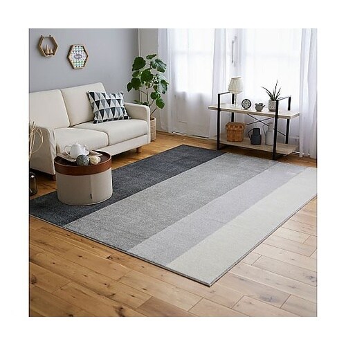 ラグ ワグ 190×240cm グレー