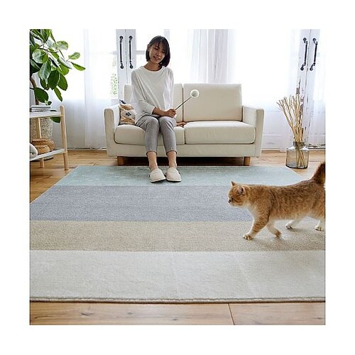 ラグ ワグ 190×190cm ペールブ