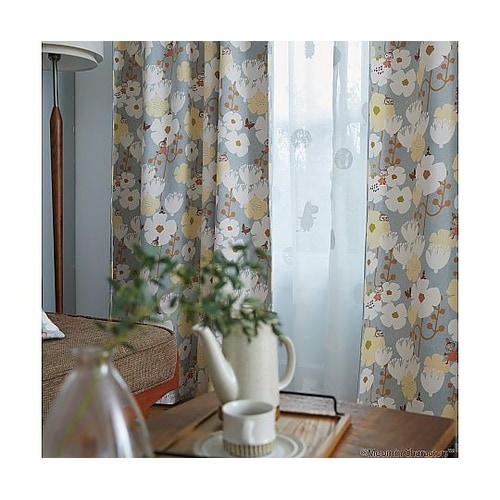 MOOMIN 遮光カーテン ライニーフラ