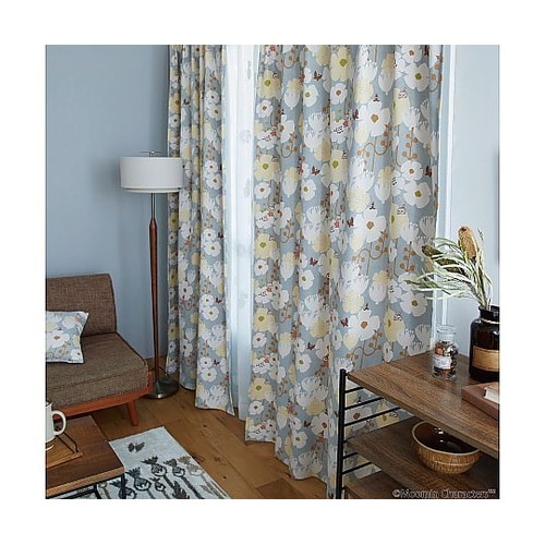 MOOMIN 遮光カーテン ライニーフラ