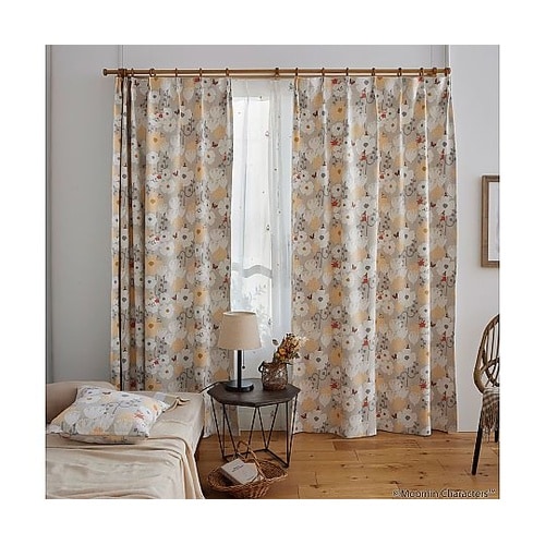 MOOMIN 遮光カーテン ライニーフラ