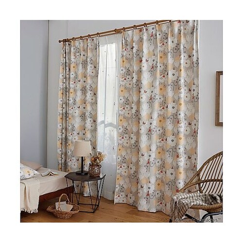 MOOMIN 遮光カーテン ライニーフラ