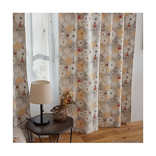 MOOMIN 遮光カーテン ライニーフラ