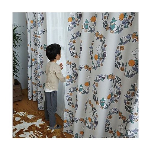 MOOMIN 遮光カーテン フルーツガー